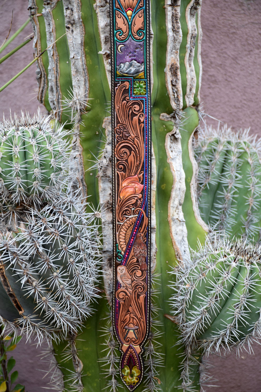 Custom guitar strap for Bianca