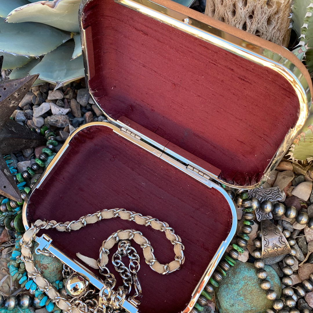 Leather Clamshell