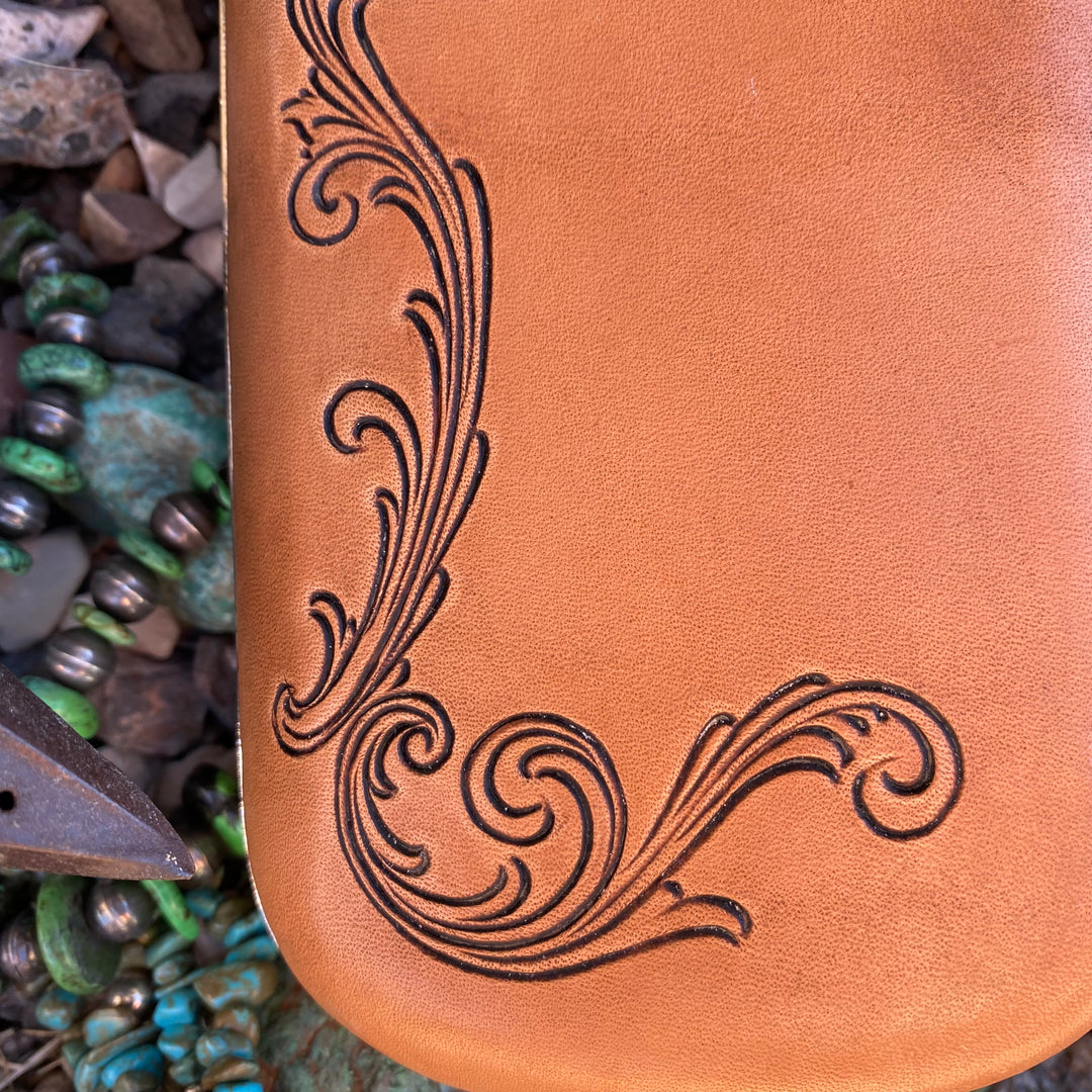 Leather Clamshell