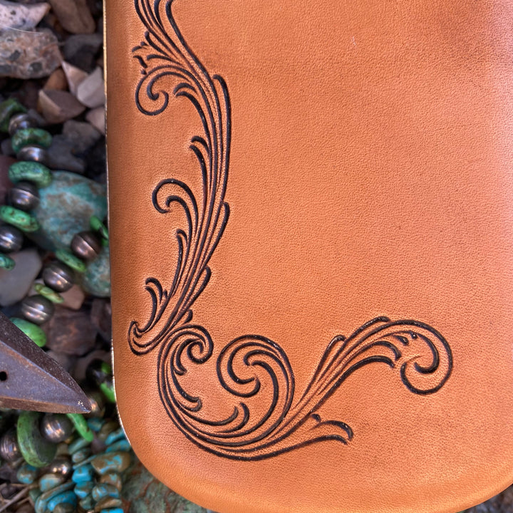 Leather Clamshell