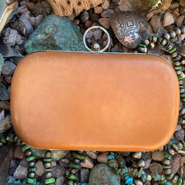 Leather Clamshell